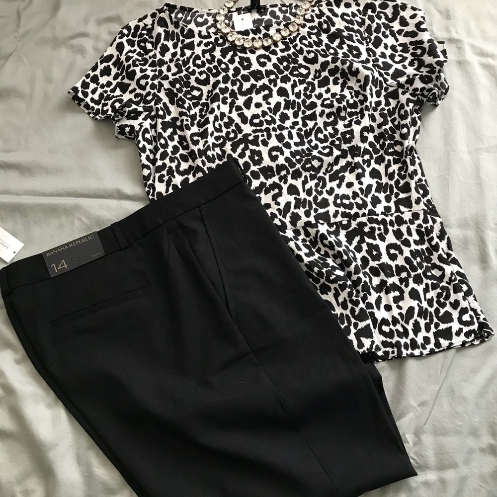 🆕 Banana Republic Ryan lightweight wool pants, 14